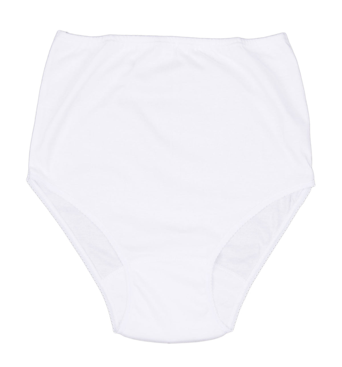 Slip da donna tradizionali cotone Fisafil bordo pizzo 6pz