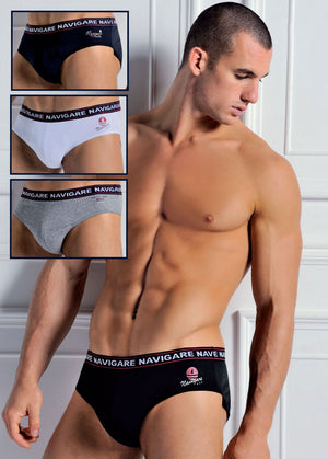 Slip uomo Navigare 324 cotone elasticizzato 6 pz