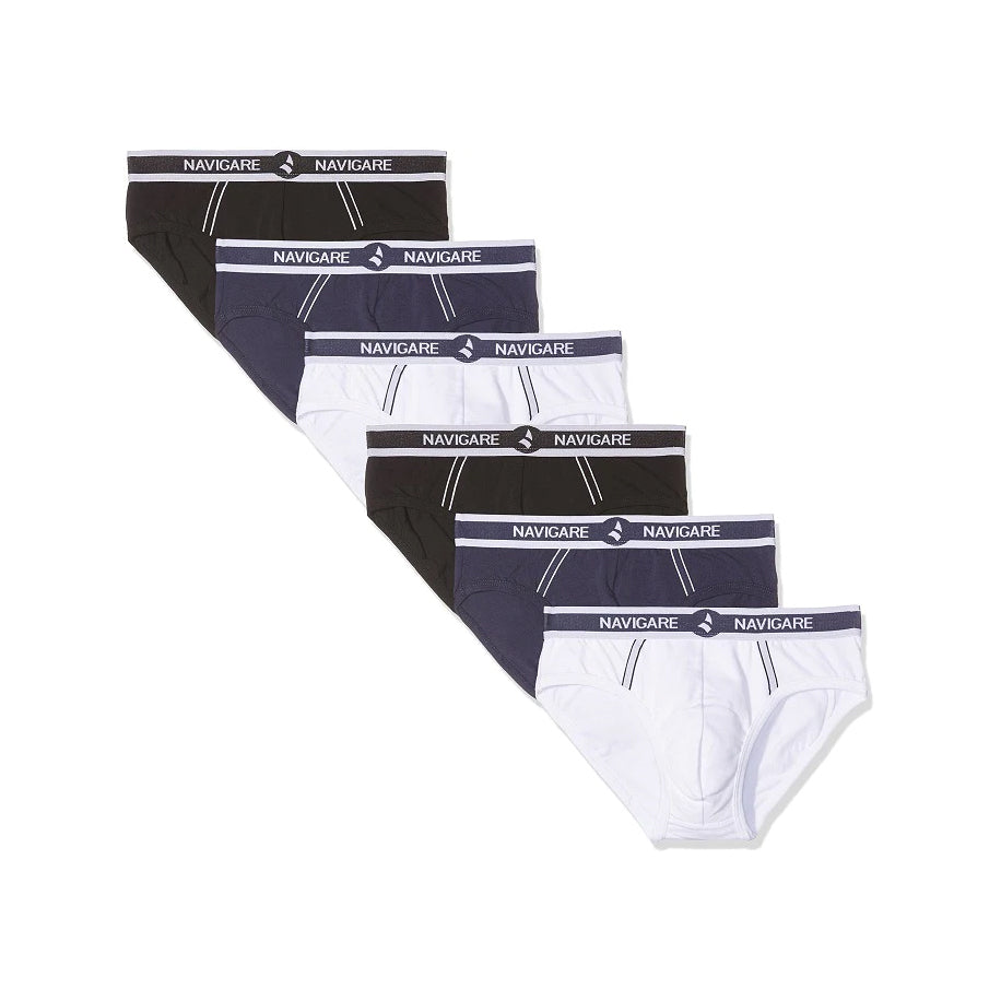 Slip uomo Navigare 314 in cotone elasticizzato 6 pezzi