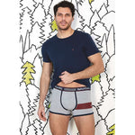 Set uomo maglia elasticizzata + boxer Navigare B211678 navy
