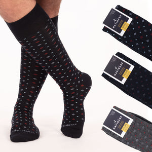 Calze lunghe uomo Navigare B2MS226 caldo cotone 3 pz
