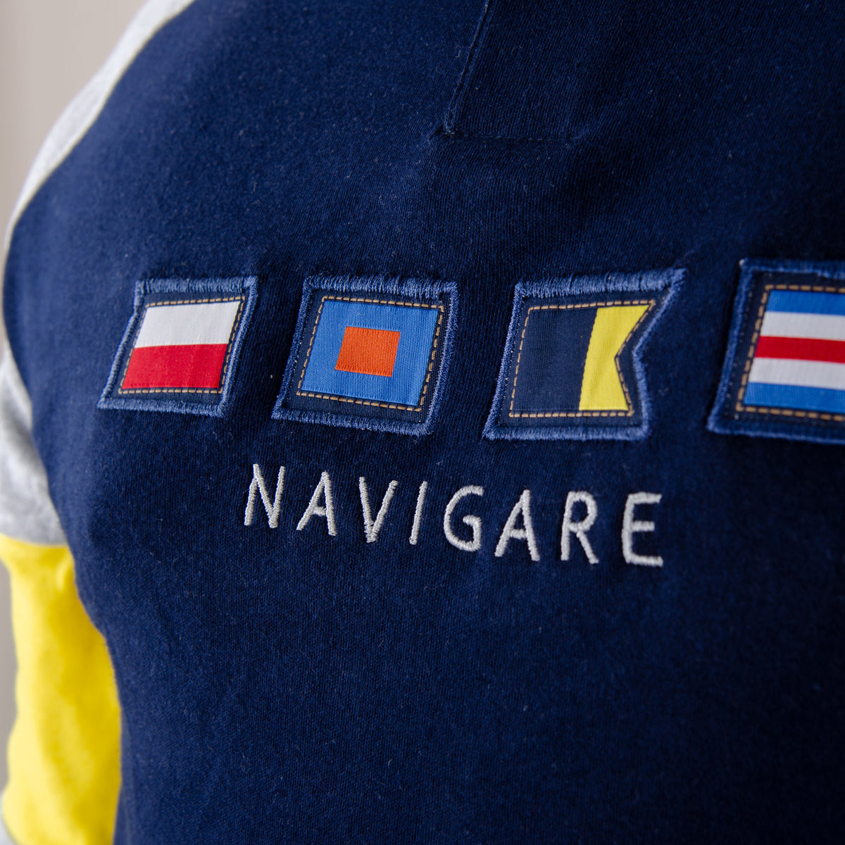 Pigiama uomo Navigare caldo cotone invernale 2141225 navy