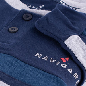 Pigiama uomo Navigare caldo cotone navy 2141226