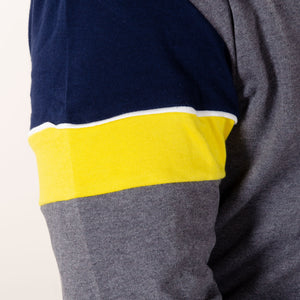 Pigiama uomo Navigare caldo cotone grigio blu 2141233