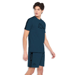 Pigiama uomo ragazzo Kappa KMS22829 100% cotone navy