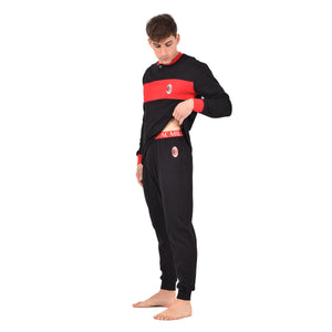 Pigiama uomo AC Milan in caldo cotone T10 1010
