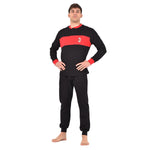 Pigiama uomo AC Milan in caldo cotone T10 1010
