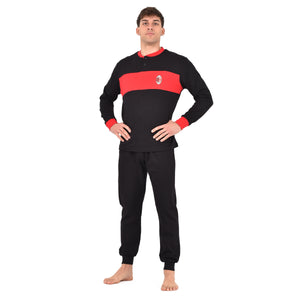 Pigiama uomo AC Milan in caldo cotone T10 1010