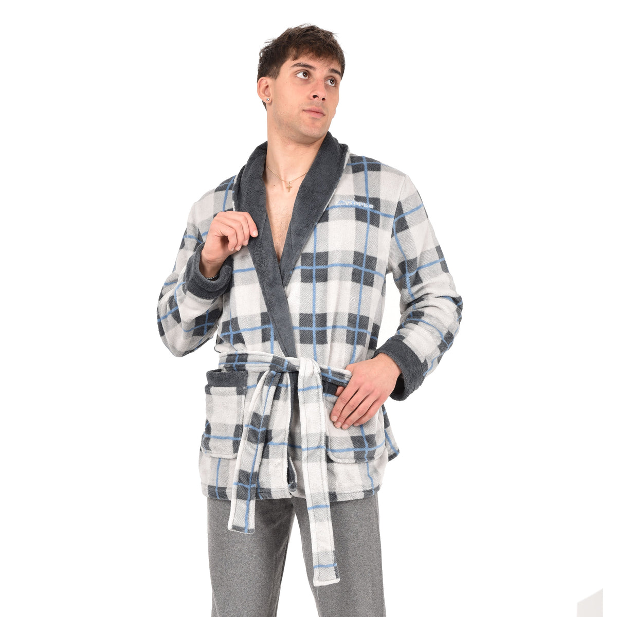 Giacca uomo invernale Kappa KMW23970 pile coral
