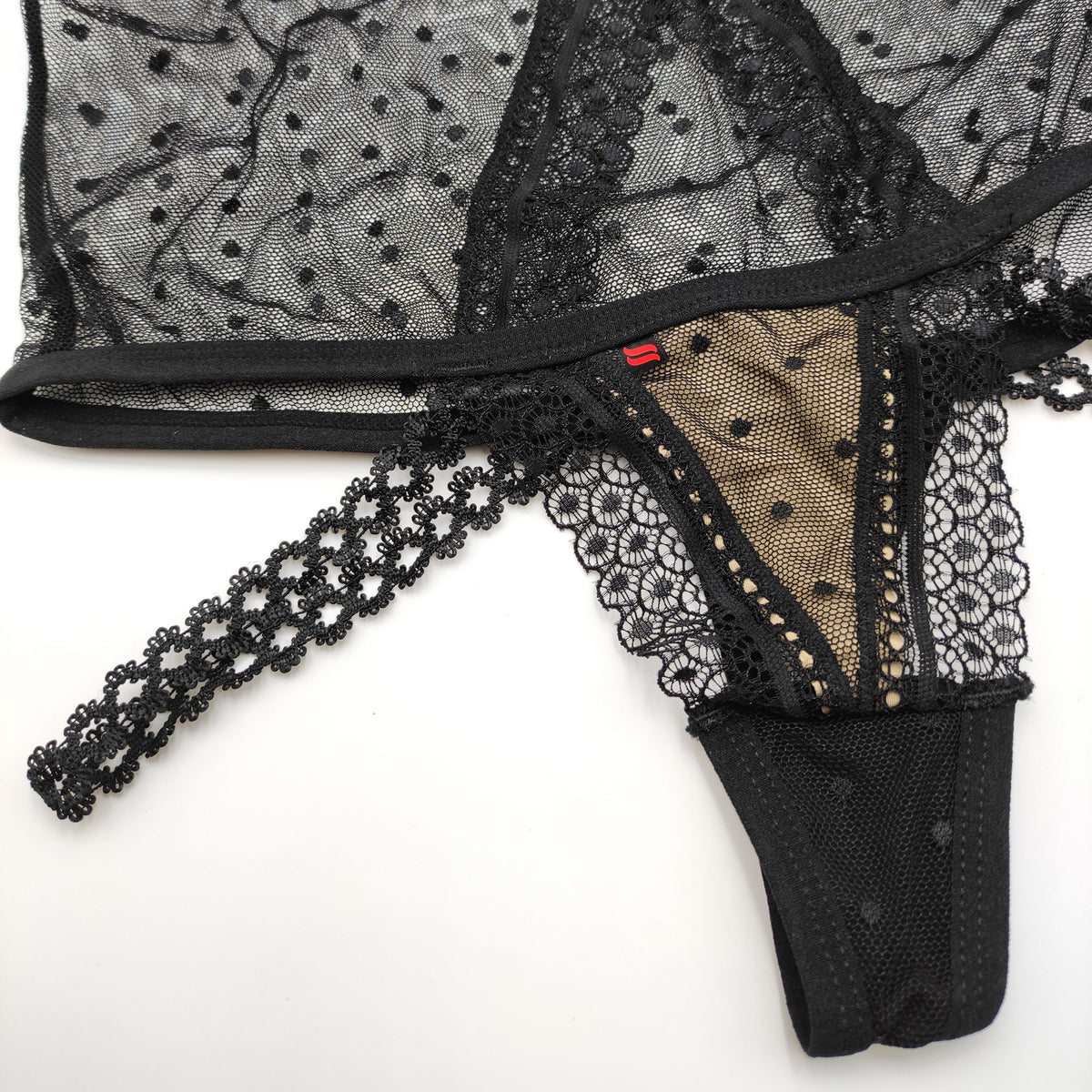 Body sexy Obsessive articolo 876-TED-1 trasparente pois