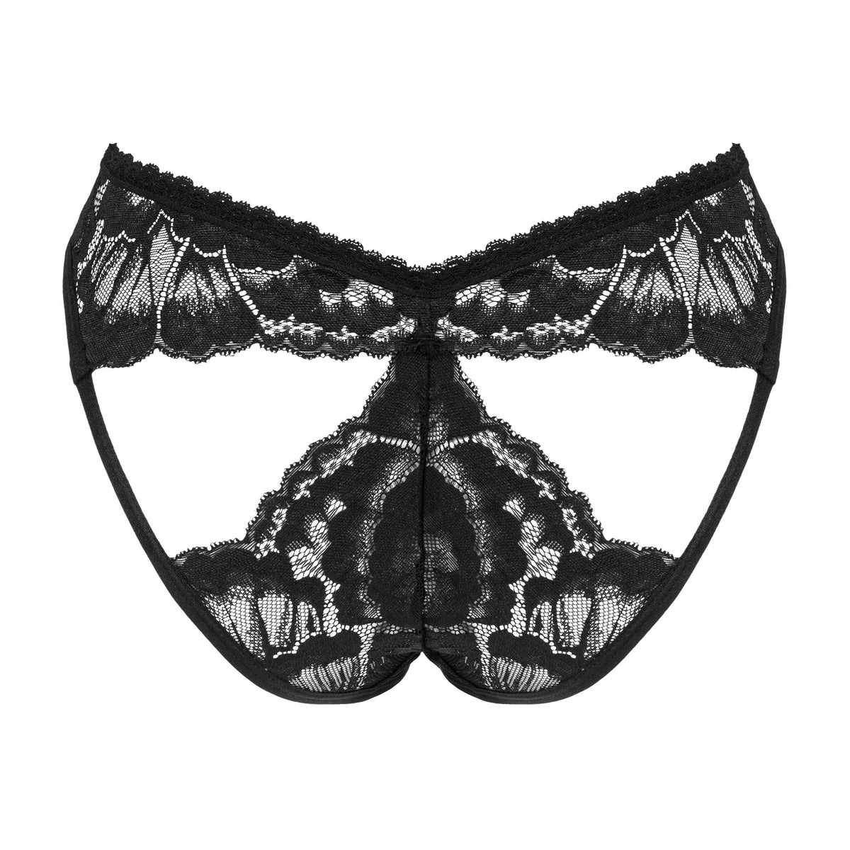 Panty fronte a V retro con aperture pizzo Obsessive Alessya