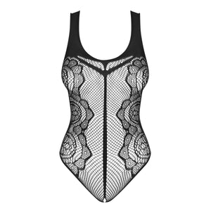 Sexy Crotchless teddy a rete lavorata Obsessive B335 