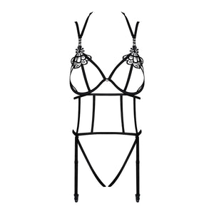 Body con ferretto aperto teddy crotchless Badossa Obsessive
