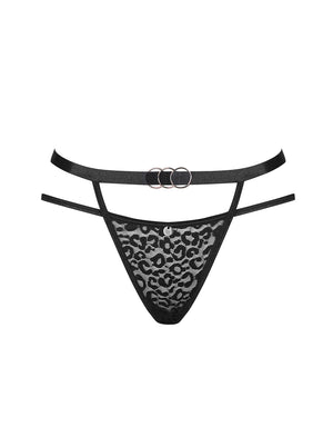 Sexy slip animalier con cinghie Obsessive Bagirela panties