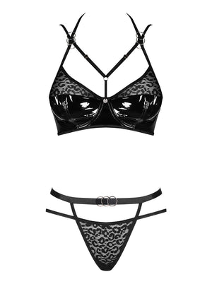 Sexy set reggiseno ferretto + slip Obsessive Bagirela 2-pcs
