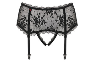 Sexy reggicalze cavallo e retro aperto Obsessive Behindy garter belt