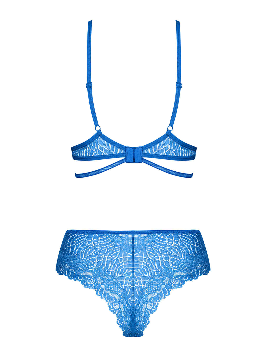 Sensuale set coordinato blu Obsessive Bluellia 2-pcs set 