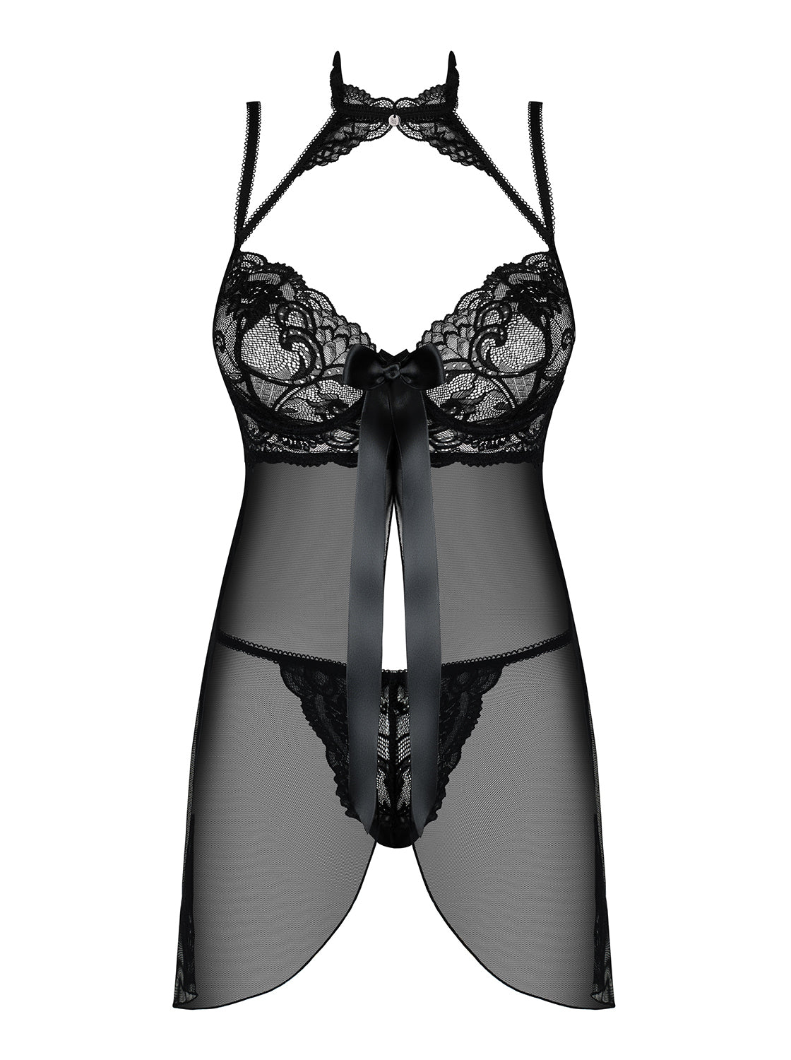 Sexy babydoll con ferretto + perizoma Elizenes Obsessive 