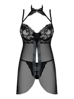 Sexy babydoll con ferretto + perizoma Elizenes Obsessive 