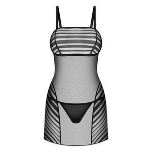 Chemise in tulle semitrasparente Obsessive Lune Bellis chemise & thong