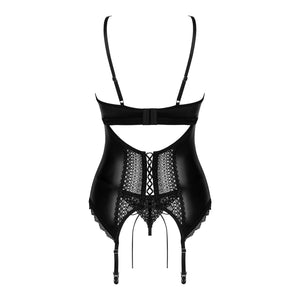 Coordinato sexy Corsetto con reggicalze + perizoma Obsessive Norides