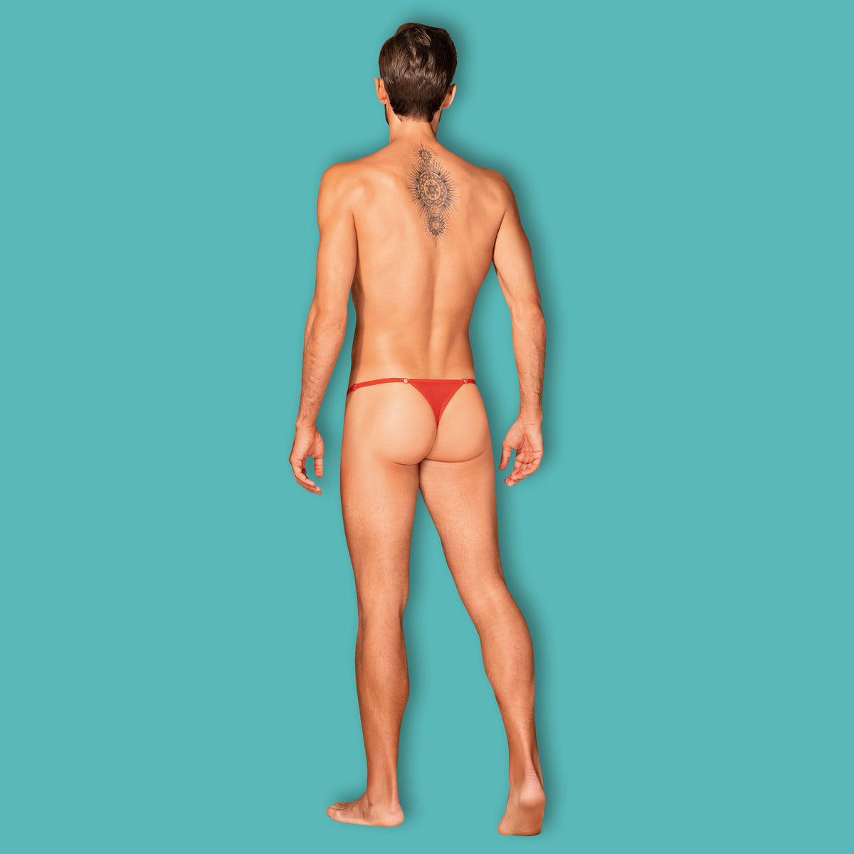 Perizoma uomo rosso vita bassa intimo uomo sexy Obsessiver