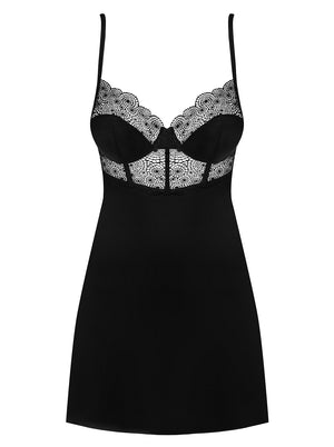Sottoveste con ferretto + perizoma Sharlotte Obsessive 