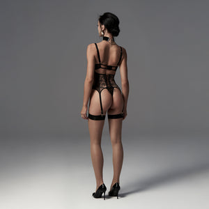 Coordinato corsetto + perizoma Obsessive Vila Blanes corset & thong