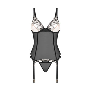Coordinato corsetto + perizoma Obsessive Vila Blanes corset & thong