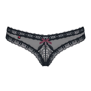 Sexy slip panty Obsessive 820-pan-1 nero in pizzo