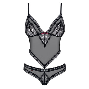 Sexy completino intimo hot Obsessive 820-ted-1 nero