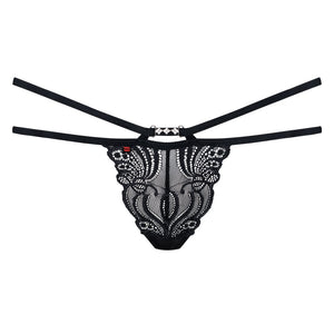 Perizoma sexy hot Obsessive 828-tho-1 pizzo nero