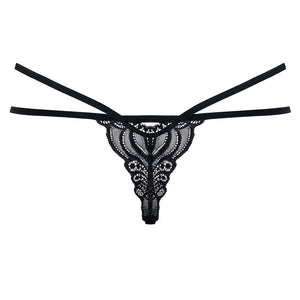 Perizoma sexy hot Obsessive 828-tho-1 pizzo nero
