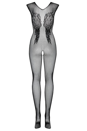 Tuta sexy a rete Bodystocking aperto Obsessive N112