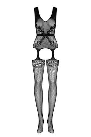 Bodystocking tutina sexy Obsessive F217 intimo cavallo aperto