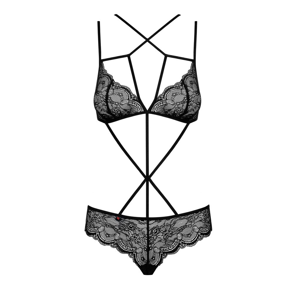 Completino intimo sexy Obsessive frivolla teddy reggiseno + slip