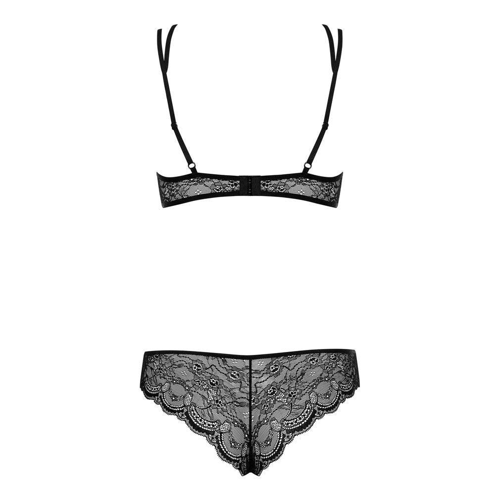 Completino intimo sexy Obsessive frivolla teddy reggiseno + slip
