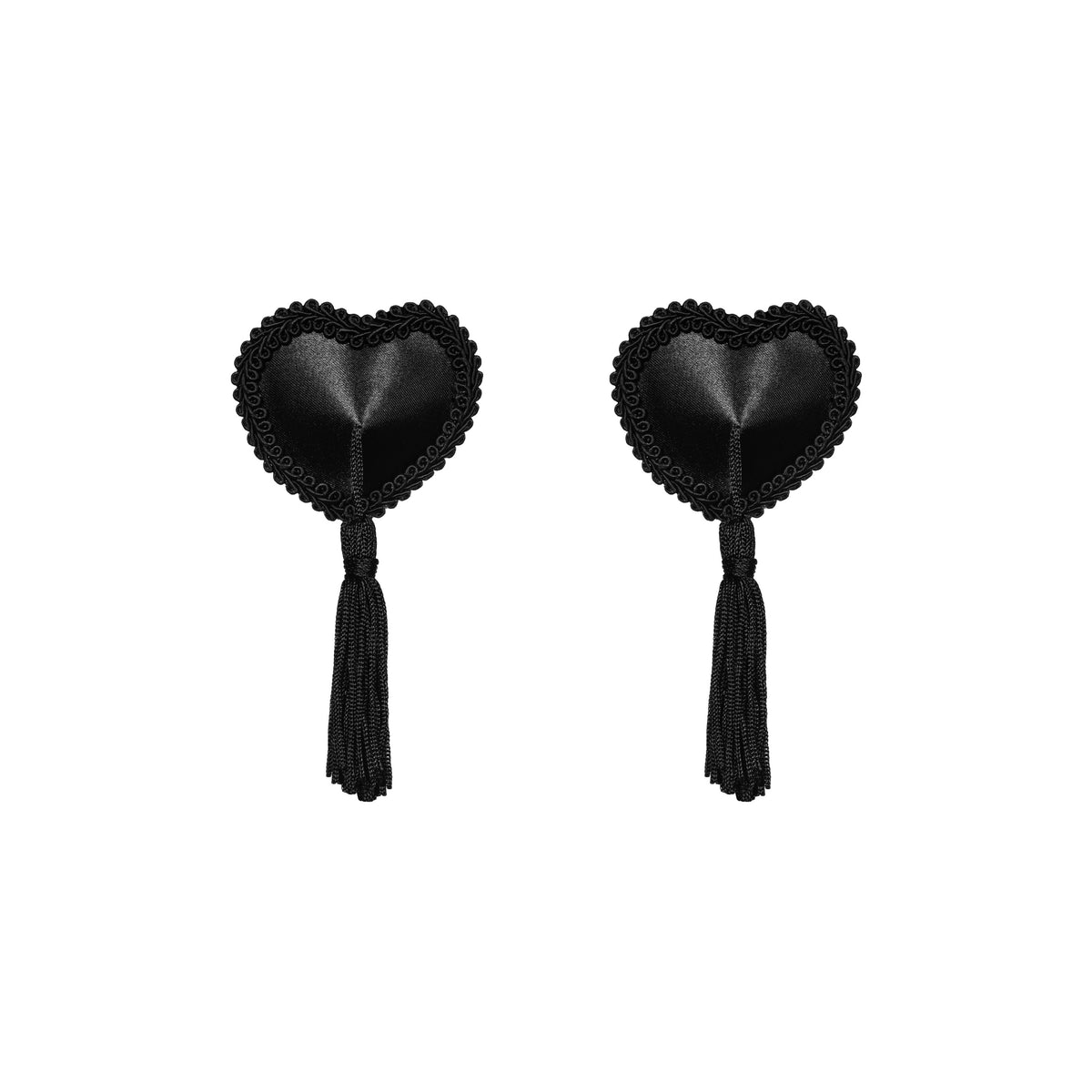 Copricapezzoli + manette sexy accessori Obsessive Shelle + Tassel