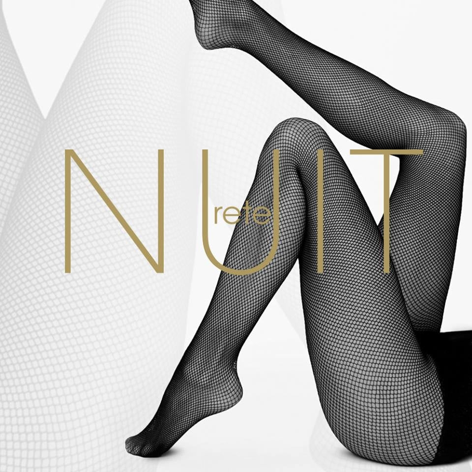 Collant a rete Omsa Nuit in lycra