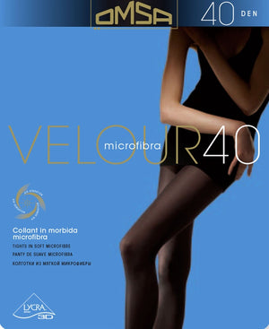 Collant Omsa velour 40 den microfibra
