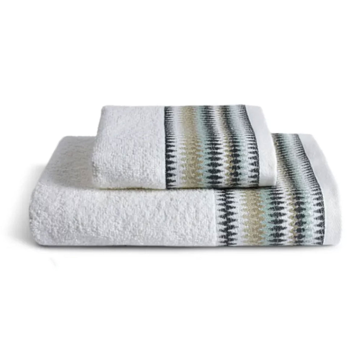 Vingi set asciugamani viso + ospite Oslo cotone