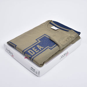 Pigiama bimba ragazza Jadea cotone militare P2016
