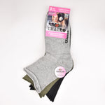 Calze donna caldo cotone corte 3 paia Charro var. H