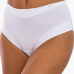 Slip vita alta in cotone con tassello in spugna Janira 1031637 - 2 paia