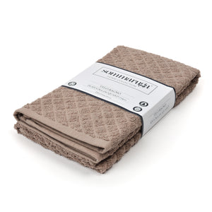 Telo doccia in spugna sommaruga Jacquard 550gsm Tortora