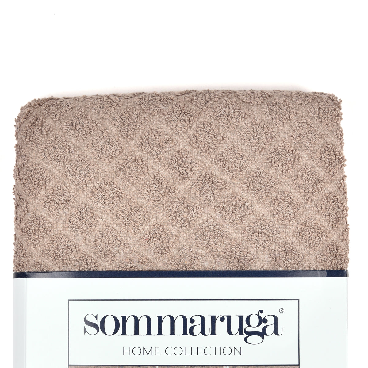 Telo doccia in spugna sommaruga Jacquard 550gsm Tortora