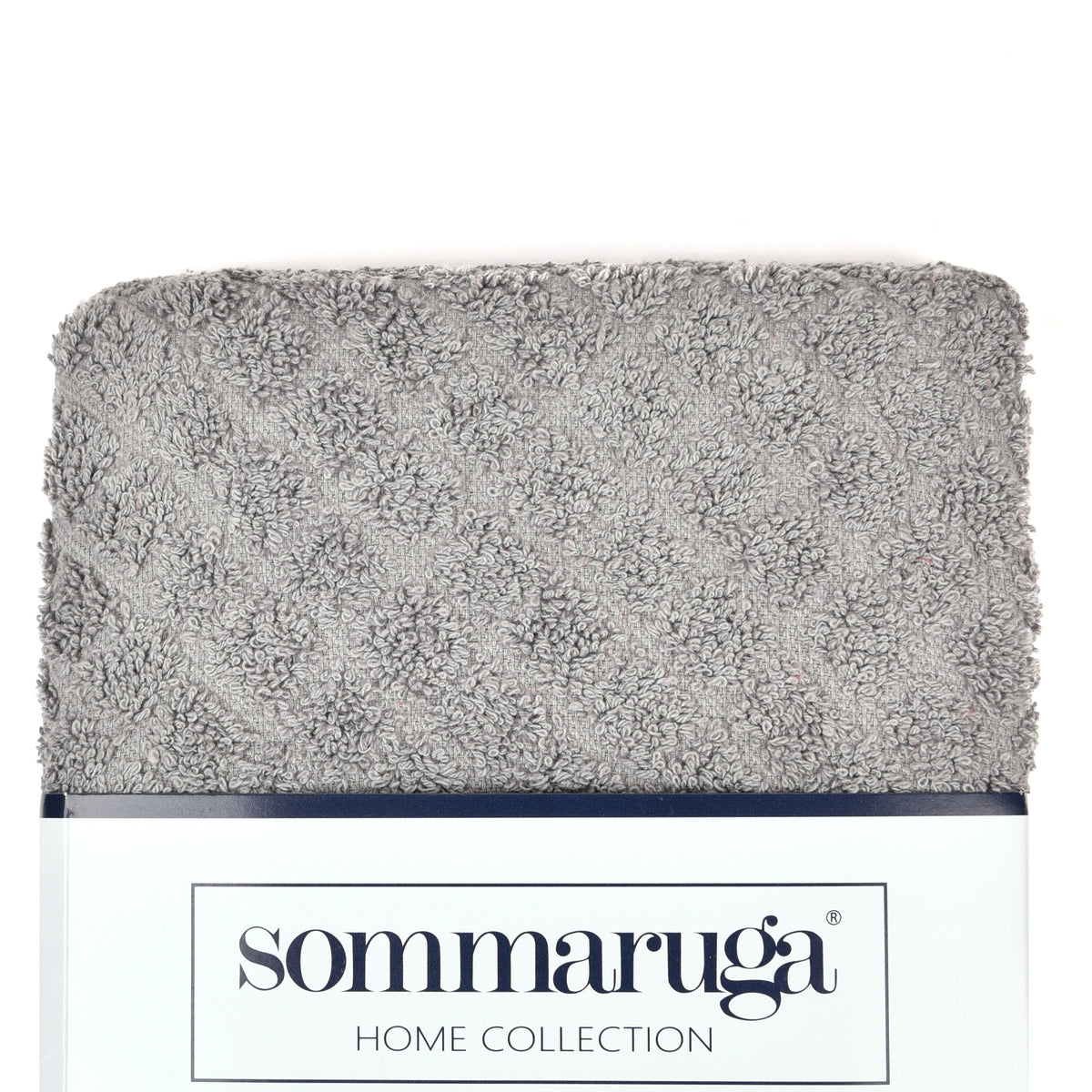 Telo doccia in spugna sommaruga Jacquard 550gsm Grigio