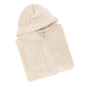 Accappatoio Biancaluna in 100% cotone 380 gr/mq con Cappuccio e Cintura