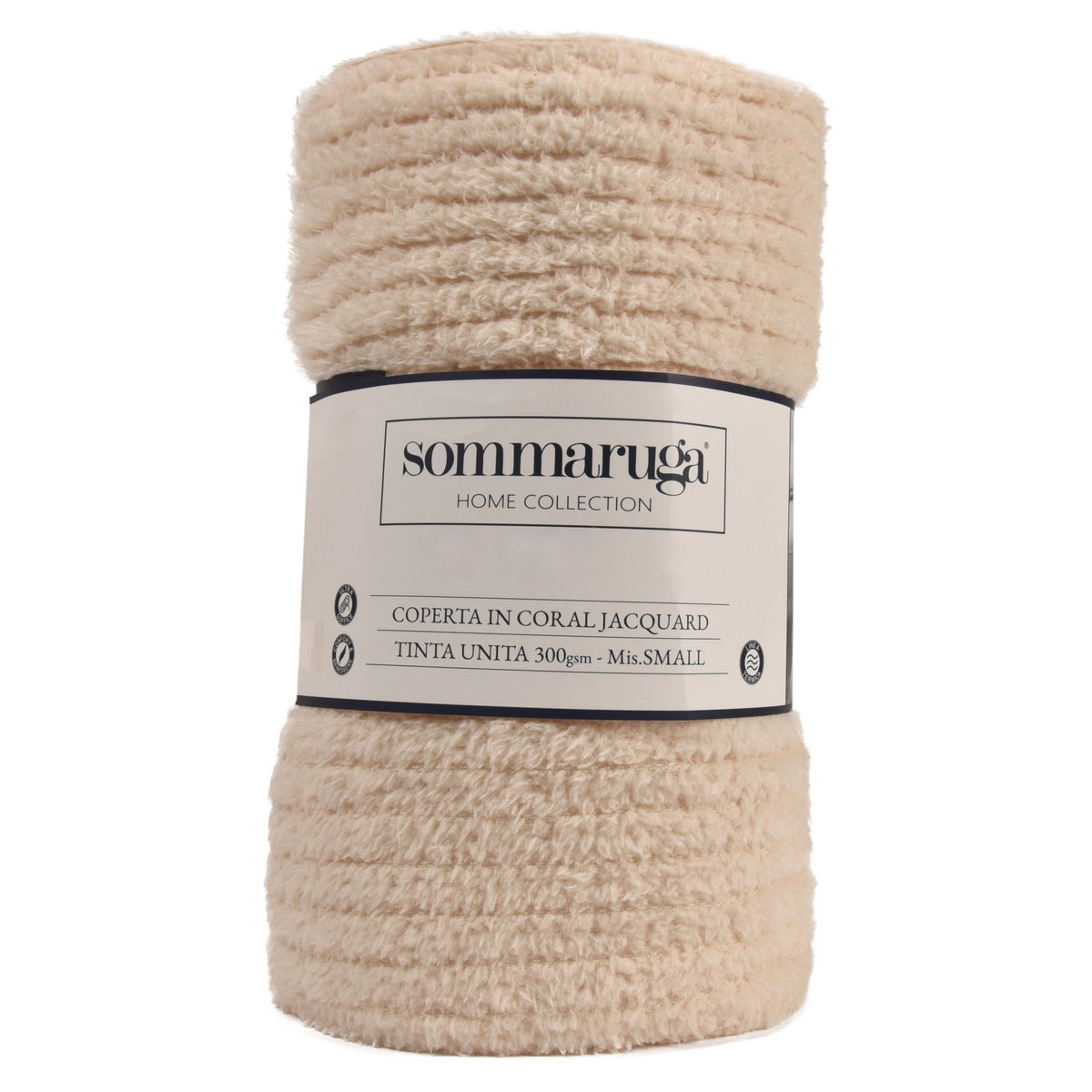 Coperta in coral jacquard Sommaruga Paride 120x140