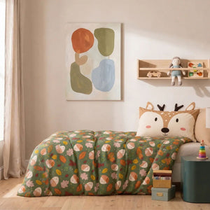 Parure copripiumino bimbo/a in 100% cotone percalle Riviera LF0950